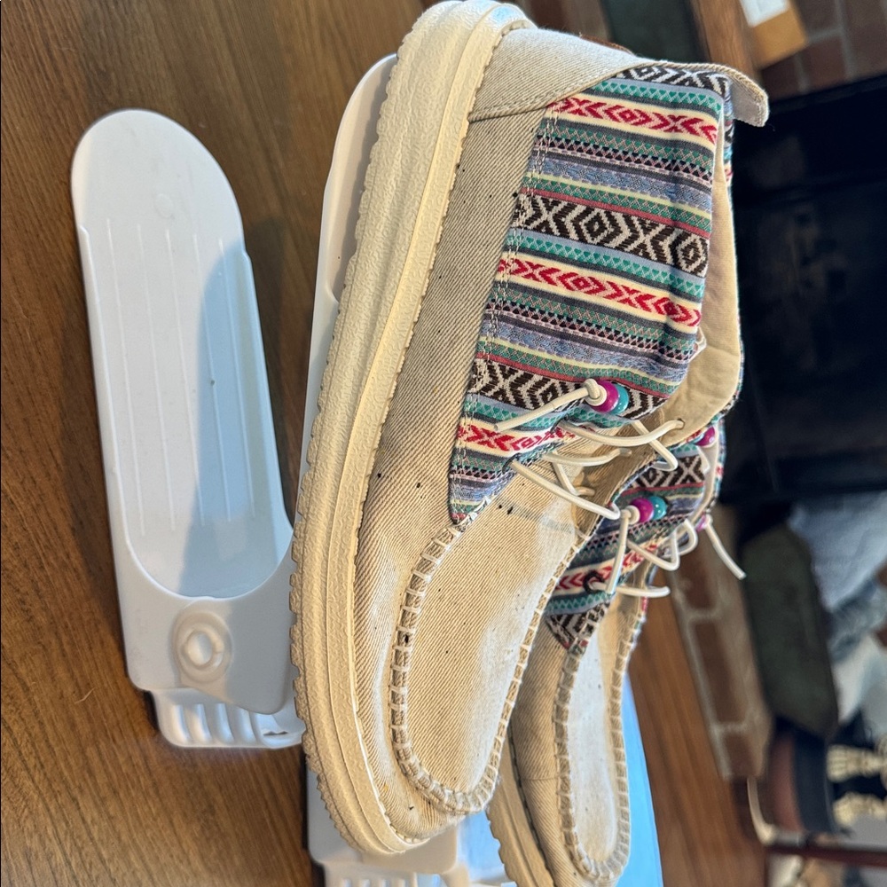 Boho Patterned Canvas Hey Dudes